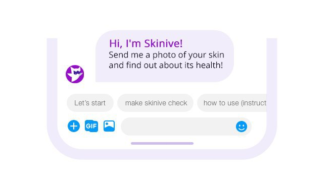 Skinive free healthcare chat-bot